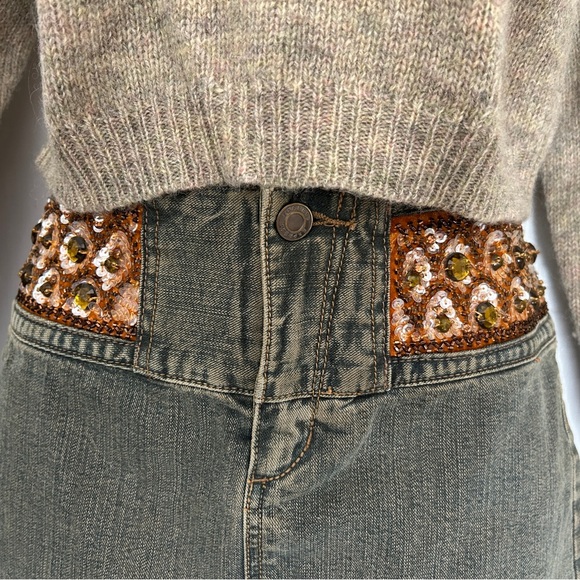 NWT Vintage Express Denim Mini Skirt - Picture 13 of 13